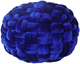 Moe's Home Collection PJ Royal Blue Velvet Pouf-0