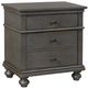 aspenhome® Oxford Peppercorn 2-Drawer Nightstand-0