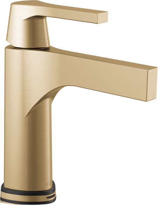 Delta Zura® Champagne Bronze Touch2O® Bathroom Faucet with Touchless Technology-0