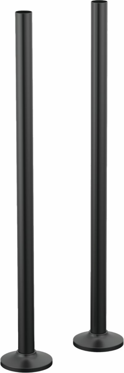 Brizo Kintsu® Matte Black Floor Mount Tub Filler Unions-0