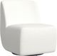 homestyles® Nico White Swivel Chair-0