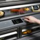 ZLINE 36" 19.6 Cu. Ft. Satin Stainless Steel Built-In French Door Refrigerator with Graphite Gray Interior-3