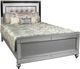 New Classic® Home Furnishings Valentino Silver Queen Panel Bed-0