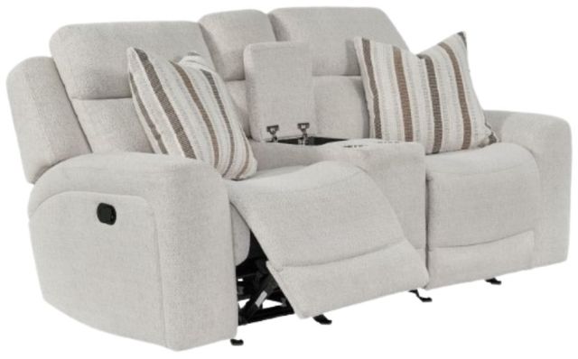 Corinthian Furniture Ada Power Console Reclining Loveseat with Headrest-0
