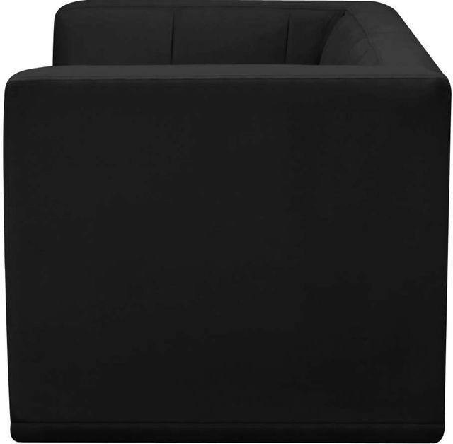 Meridian Furniture Relax 2-Piece Black Velvet 68" Modular Sofa-3