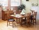 A-America® Cattail Bungalow Amber Trestle Dining Table-2