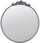 A & B Home Ornate Black Mirror -0
