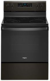 Whirlpool® 30" Fingerprint Resistant Black Stainless Steel Freestanding Electric Range