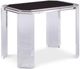 Century® Customizable Thomas O'Brien Phoenix Oak Wood Top Chairside Table with Acrylic Base-0