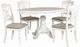 Liberty Furniture Summer House 5-Piece Gray/Oyster White Pedestal Dining Set-0