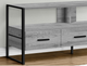 Monarch Specialties Inc. Black/Grey TV Stand-1