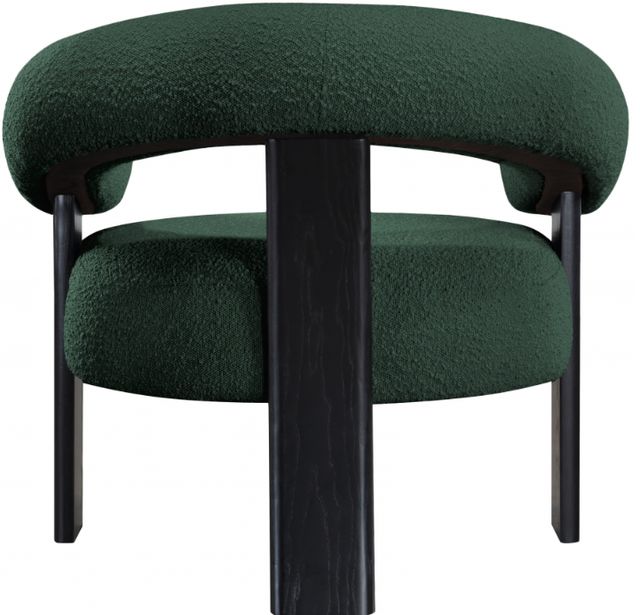 Meridian Furniture Winston Green/Black Boucle Accent Chair-3
