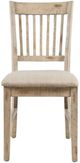 Jofran Inc. Rustic Shores Watch Hill Brown Gray Desk Chair-3