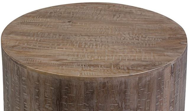 Porter International Designs Drum Gray Round Coffee Table-2