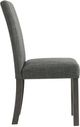 Elements International Oak Lawn Charcoal Grey Side Chair-2