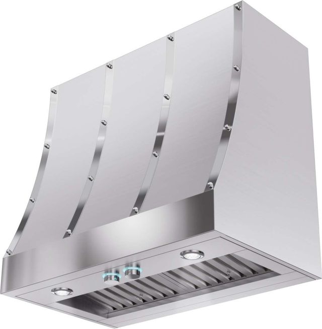 Elica Disegno Catania 36" Stainless Steel Modern Low-profile Wall Mount Range Hood-0