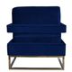 VIG Furniture Modrest Edna Blue Accent Chair-3