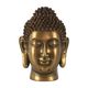A & B Home Bronze Buddha Head Statue-0