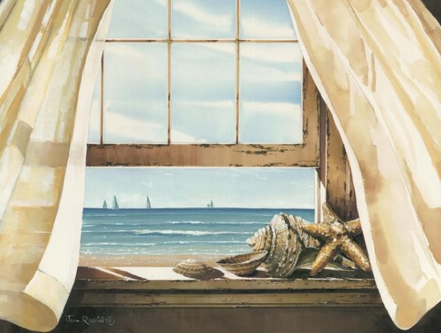 Classy Art Beach Treasures by John Rossini Wall Art-0
