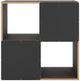 Signature Design by Ashley® Piperton Dark Charcoal Four Cube Organizer-3