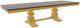 Mavin Customizable 38" x 84" Cosmo Extendable Dining Table with 2 Leaves-0