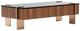 Caracole® Altura Glass Top Rectangular Cocktail Table with Smoked Walnut Base-0