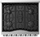 Viking® 3 Series 30" Martini Propane Pro Style Gas Range-1