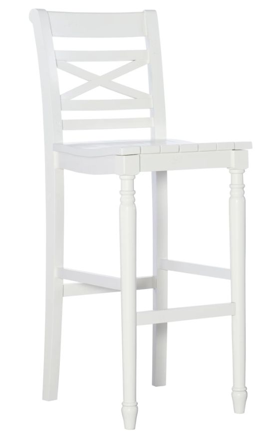Powell® Sullivan White Bar Stool-0