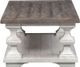 Liberty Furniture Sedona Distressed White Cocktail Table with Gravel Top-3