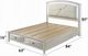 ACME Furniture Ramondi Antique White Queen Storage Panel Bed-3