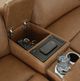 Signature Design by Ashley® Rally-Up 5-Piece Caramel Power Reclining L-Shape Sectional with Console-3