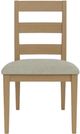 Riverside Furniture Davie Beige/Pale Oak Upholstered Seat Dining Side Chair-2