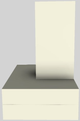 Vent-A-Hood® 30" Biscuit Contemporary Wall Mounted Range Hood-1