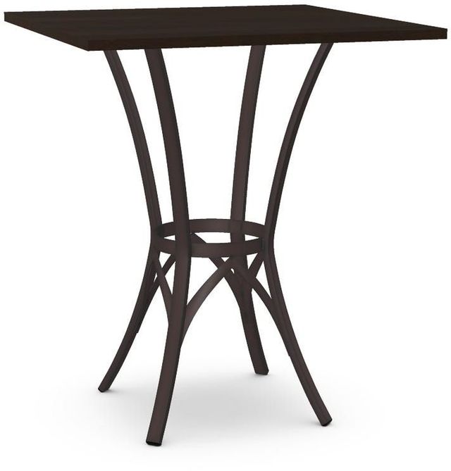 Amisco Customizable Kai Birch Veneer Square Bar Table-0