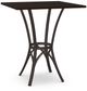Amisco Customizable Kai Birch Veneer Square Bar Table-0