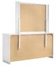 Coaster® Felicity Glossy White Wood Dresser and Mirror-4