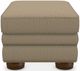 La-Z-Boy® Pembroke Driftwood Ottoman with Brass Nailhead Trim-1