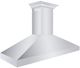 ZLINE 60" Stainless Steel Professional Convertible Vent Wall Mount Range Hood with Crown Molding-2
