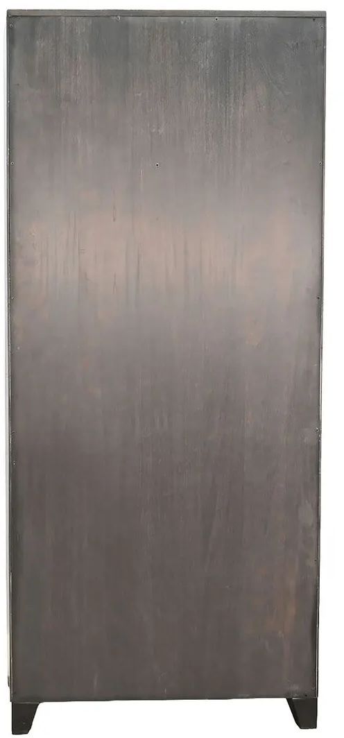 Sunny Designs™ Ryan Umbra/White Tall Accent Cabinet-4