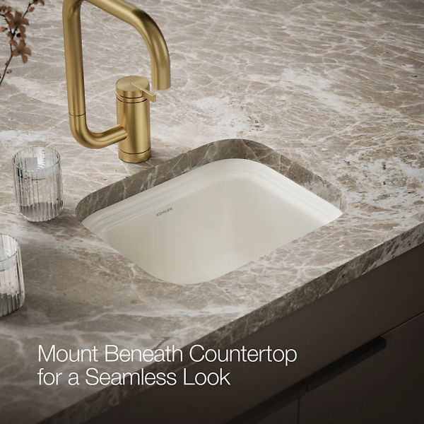 KOHLER® Northland™ Biscuit 15" Undermount Single-Bowl Bar Sink-4