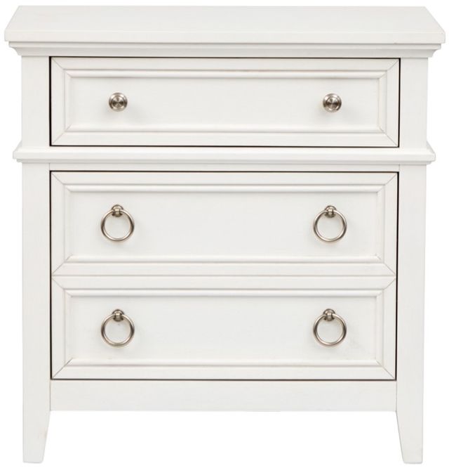 Magnussen Home® Juniper Hill Whisper White Drawer Nightstand-2