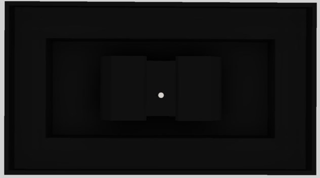 Vent-A-Hood® 54" Black Contemporary Island Range Hood-3