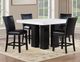 Steve Silver Co. Artemis 5-Piece Black/White Counter Table Set-1