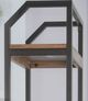 Sunny Designs™ Buckskin Bookcase with Metal Frame-1
