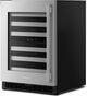 Kitchenaid® 24" Stainless Steel Undercounter Wine Cooler with Full-Extension Metal-Front Racks-3