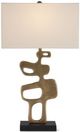 Currey & Company Mithra Antique Brass/Black Table Lamp-2