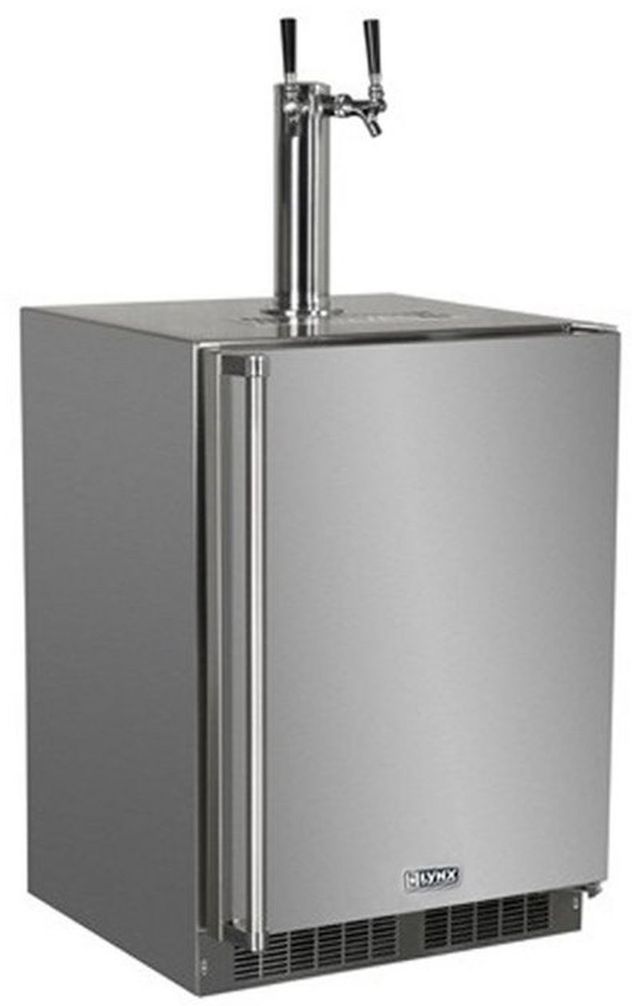 Lynx® Professional Series 24" Stainless Steel Outdoor Refrigerator with Optional Keg Dispenser-0