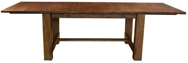 A-America® Anacortes Salvaged Mahogany Rectangular Trestle Table-1