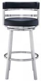Armen Living Madrid Black 26" Counter Stool-1
