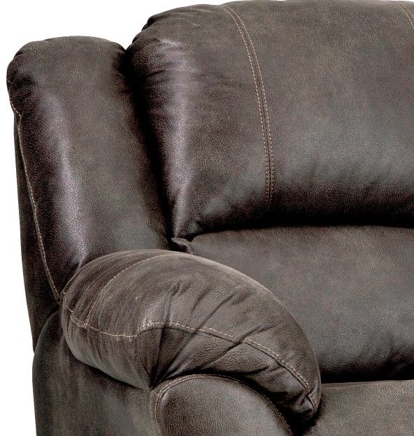 HomeStretch Tumbleweed Brown Reclining Loveseat-1